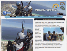 Tablet Screenshot of mallorcaparapente.es